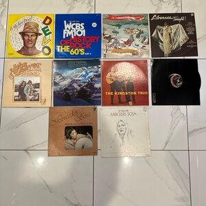 Vintage Vinyl Record Lot - Assorted Album Covers